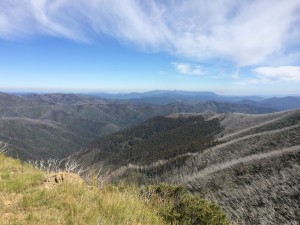 View from the Lookout where we sere stranded